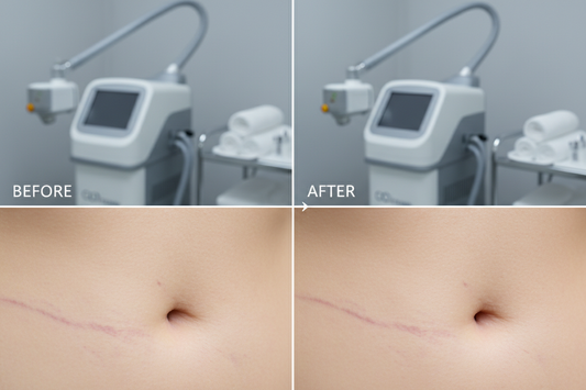 CO2 removal of Stretch Marks